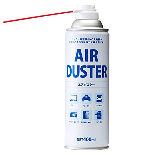 ガスガン用エアダスター HFC152a 400ml HFC134a 400g サンワダイレクト エアダスター 大容量400ml 強力噴射 HFC152a使用 200